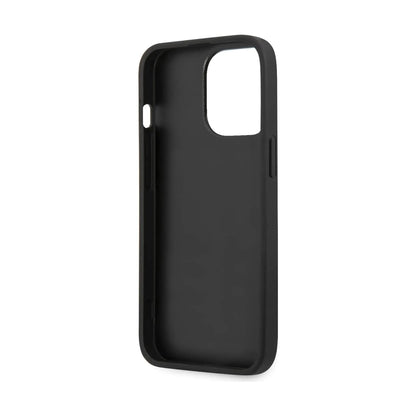 Karl Lagerfeld Hülle Saffiano Ikonik Patch Schwarz – iPhone 13 Pro