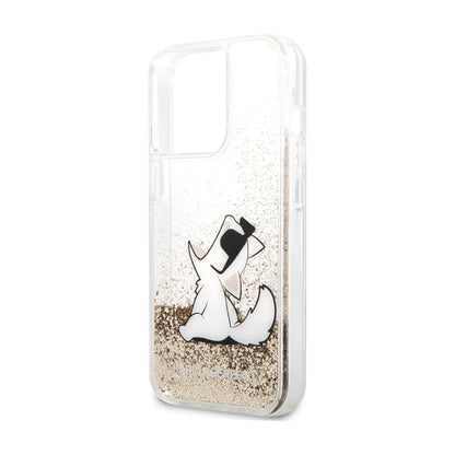 Karl Lagerfeld Hardcase KLHCP13XGCFD, Gold - iPhone 13 Pro Max