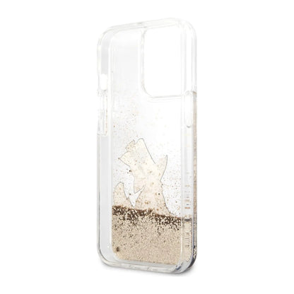 Karl Lagerfeld Hardcase KLHCP13XGCFD, Gold - iPhone 13 Pro Max