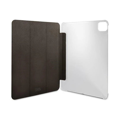 Karl Lagerfeld Saffiano Karl & Choupette Heads Case, Schwarz - iPad Pro 11 (2021)