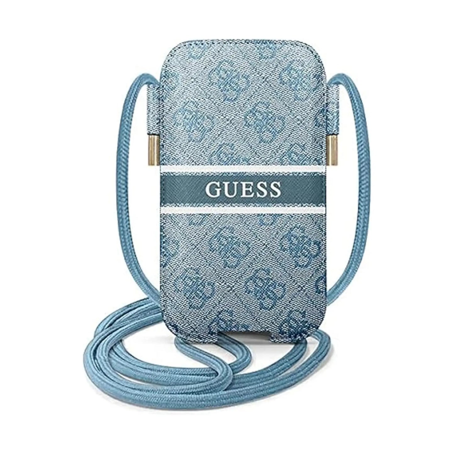 Guess GUPHM4GDBL Crossbody Hülle 4G Stripe - Blau