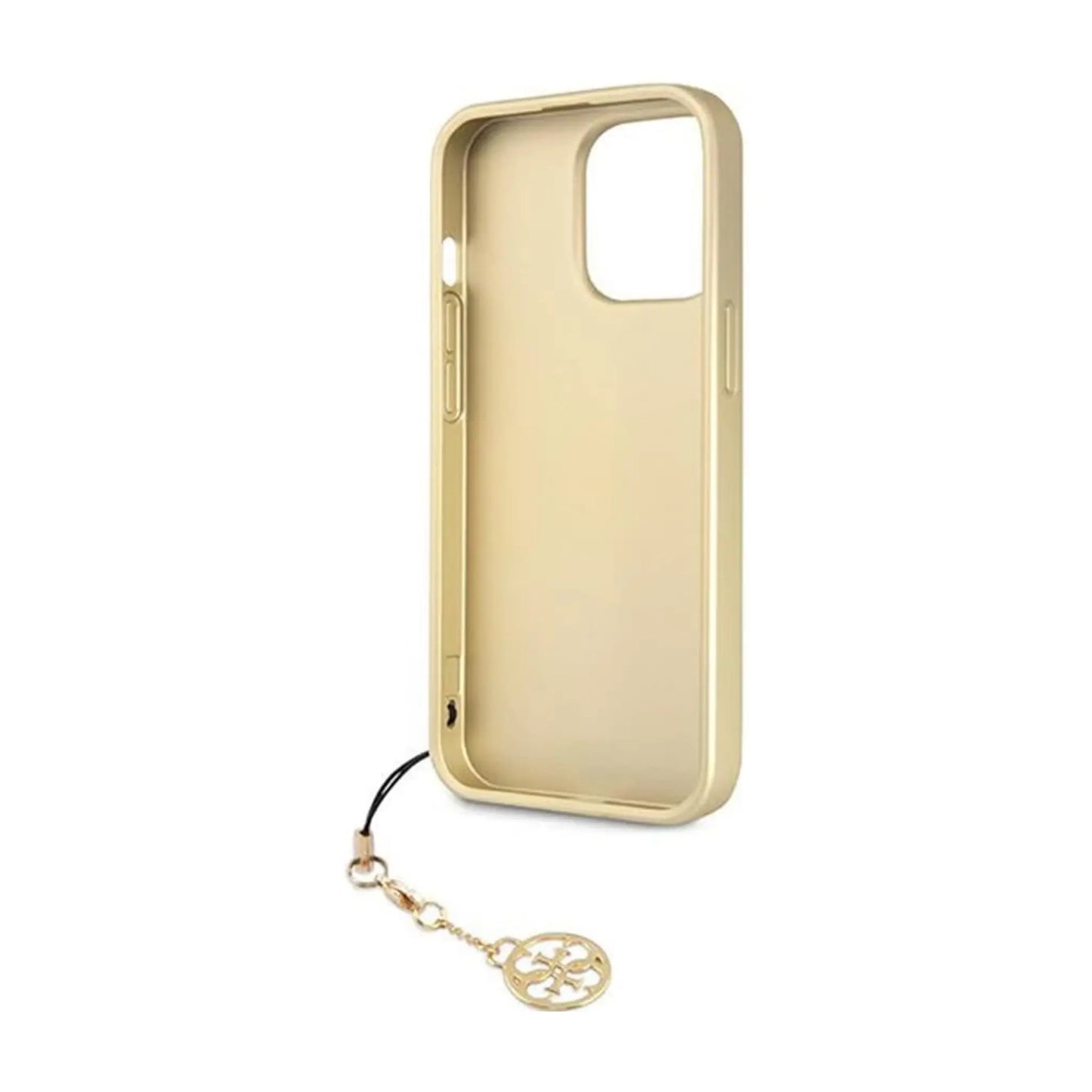 Guess 4G Charms Hülle Braun Gold – iPhone 13 Pro