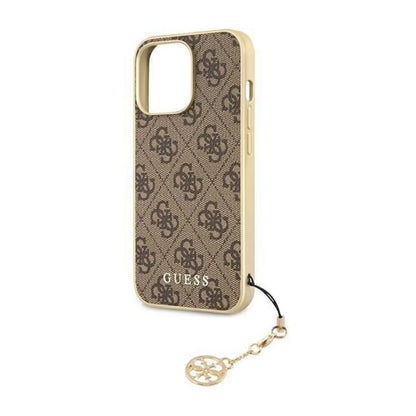 Guess Hülle 4G Charms Collection Braun – iPhone 13 Pro Max
