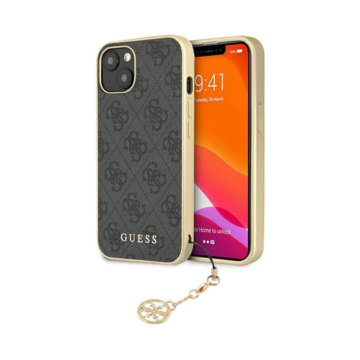 Guess 4G Charms Hülle Grau – iPhone 13