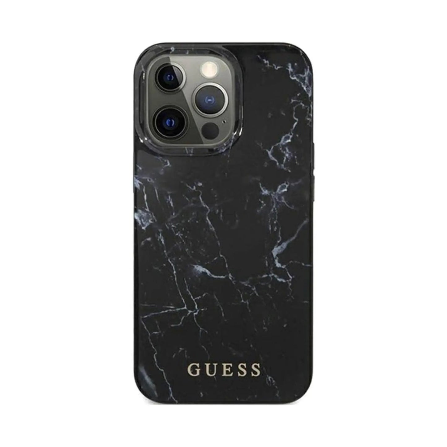 Guess Marble Hülle Schwarz – iPhone 13 Pro