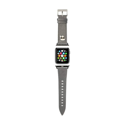 Karl Lagerfeld Silikon Karl Head Apple Watch Armband, Grau - 38/40/41 mm