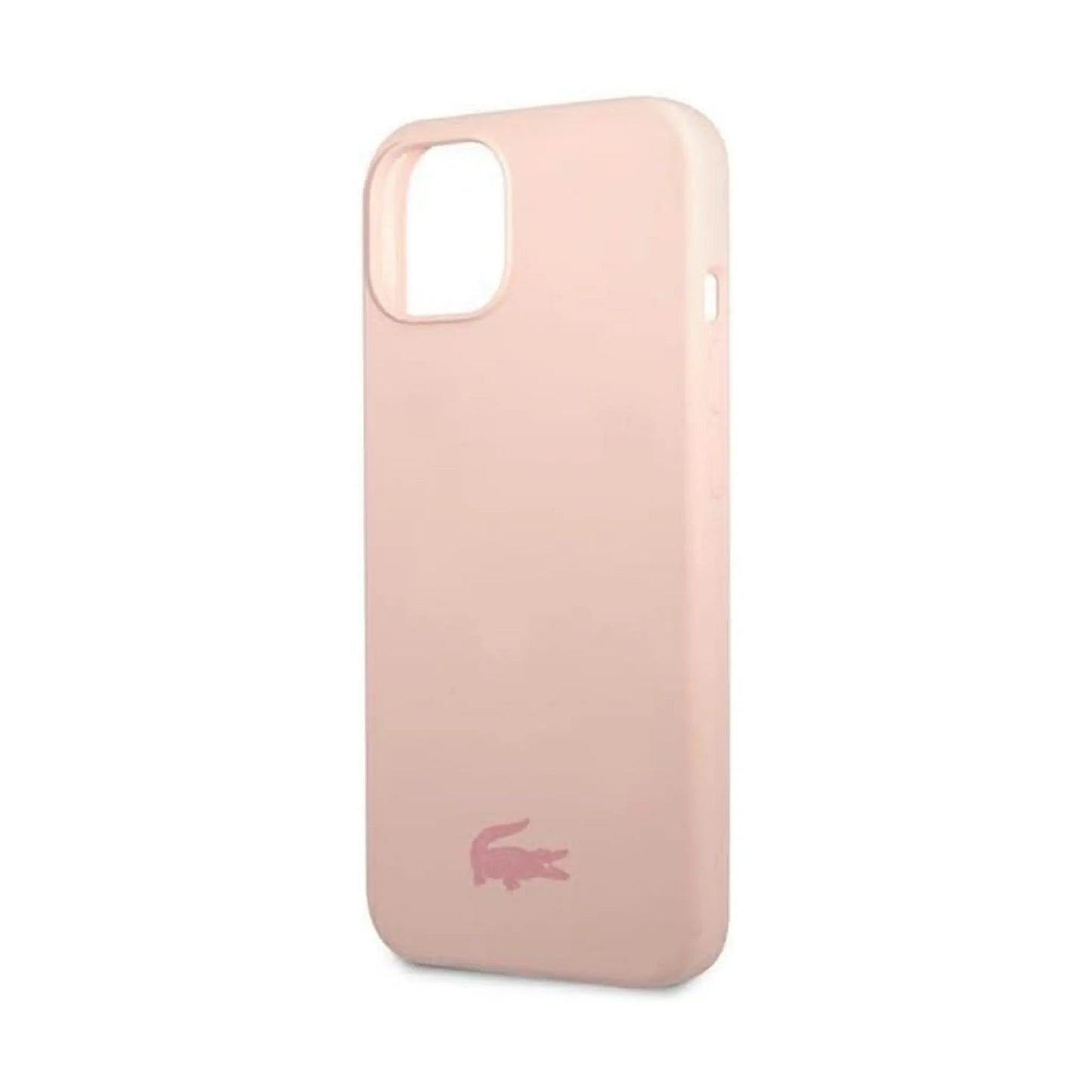 Lacoste Liquid Silicone Glossy Logo Hülle Pink – iPhone 13