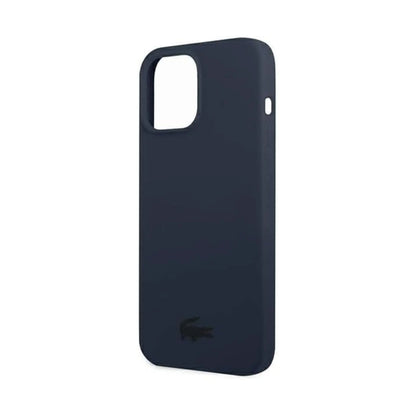 Lacoste Hülle Liquid Silicone Glossy Logo Navy – iPhone 13 Pro