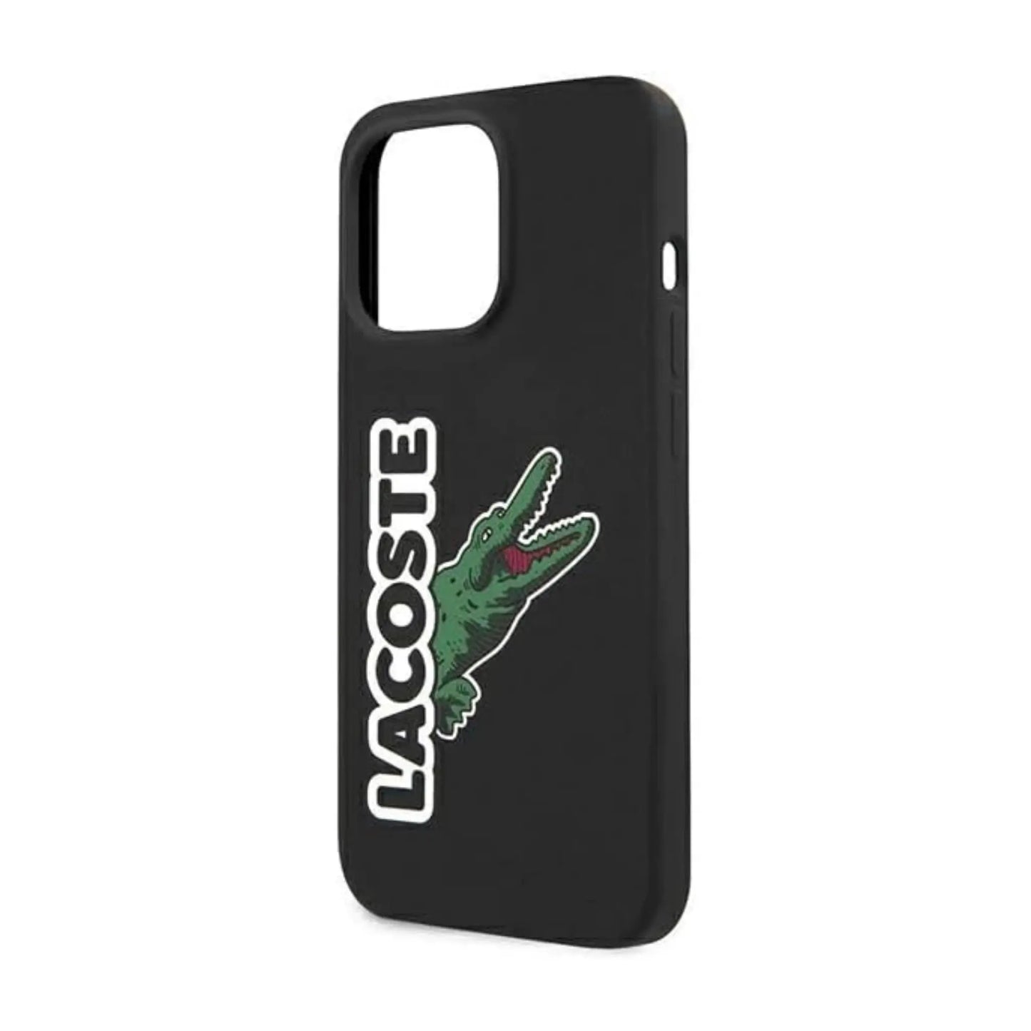 Lacoste Hardcase Silicone Head Crocodile Hülle Schwarz – iPhone 13 Pro