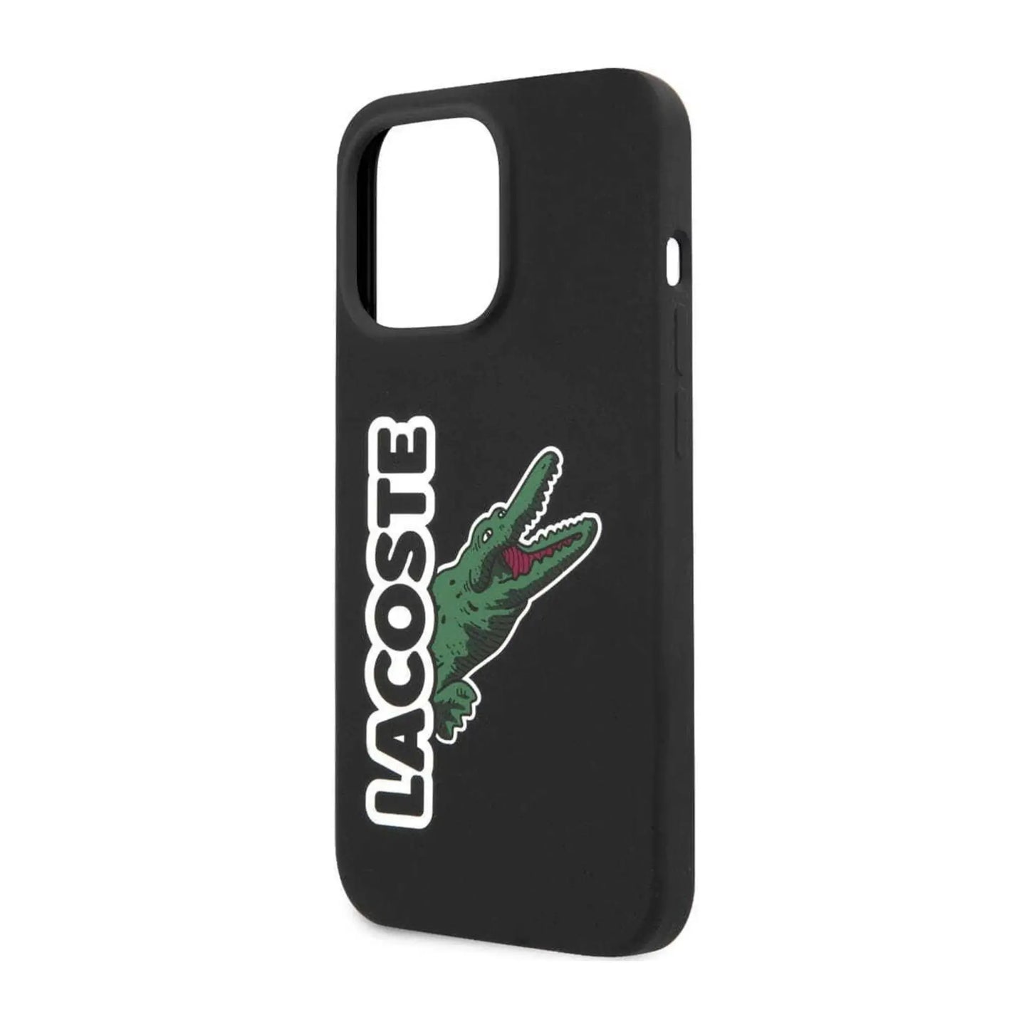 Lacoste Hardcase Silicone Head Crocodile Hülle Schwarz – iPhone 13 Pro Max