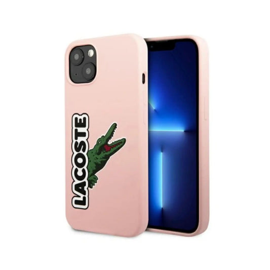 Lacoste Hülle Silicone Croc Logo Rosa – iPhone 13