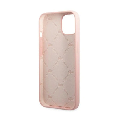 Lacoste Hülle Silicone Croc Logo Rosa – iPhone 13