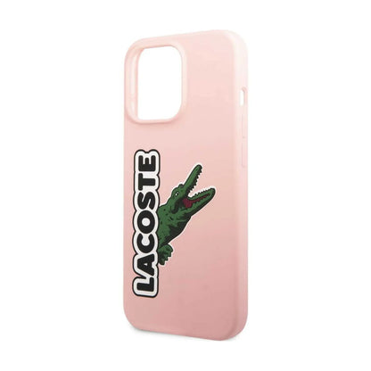 Lacoste Silicone Head Crocodile Case, Rosa – iPhone 13 Pro