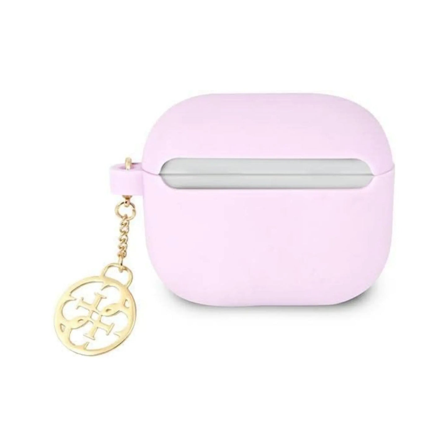 Guess AirPods 3 Hülle 4G Charms Silikon Lila