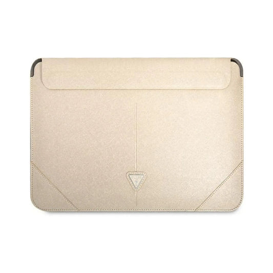 Guess GUCS16PSATLE Laptop-Hülle Saffiano Beige - 16 Zoll