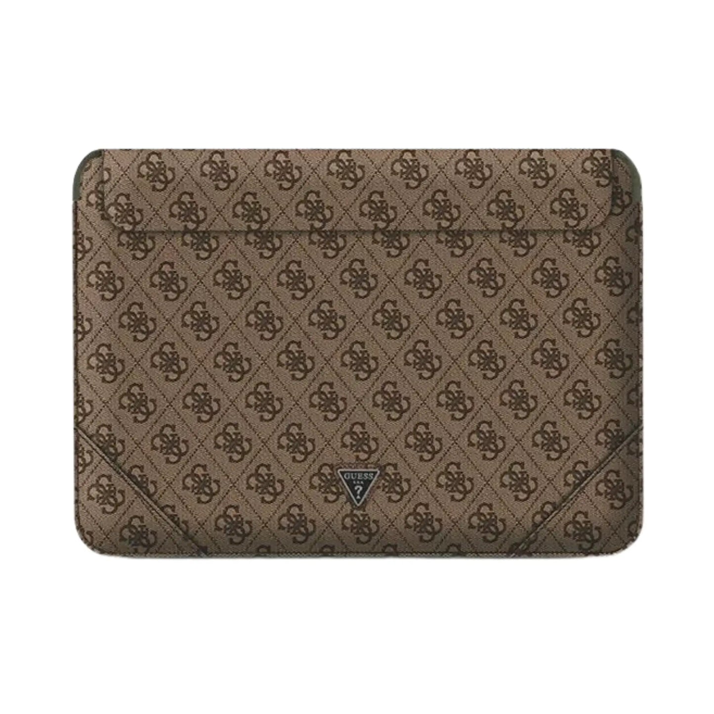 Guess Hülle Sleeve GUCS16P4TW Braun 4G Uptown Triangle – 16 Zoll