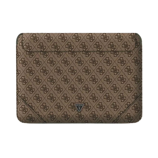 Guess Hülle Sleeve GUCS16P4TW Braun 4G Uptown Triangle – 16 Zoll