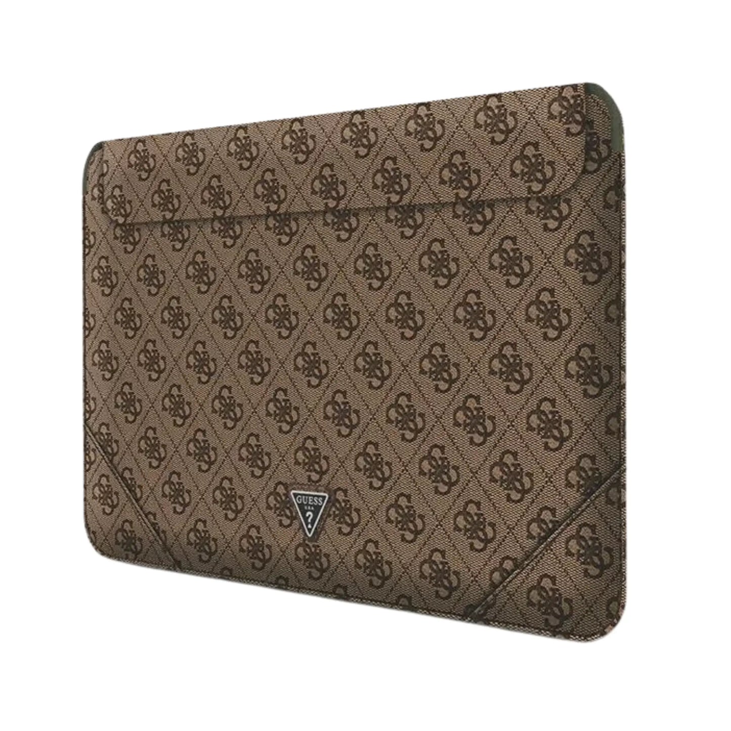 Guess Hülle Sleeve GUCS16P4TW Braun 4G Uptown Triangle – 16 Zoll