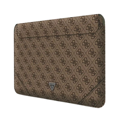 Guess Hülle Sleeve GUCS16P4TW Braun 4G Uptown Triangle – 16 Zoll