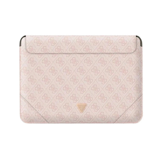 Guess Laptop-Hülle 4G Uptown Triangle Logo Rosa - 16 Zoll