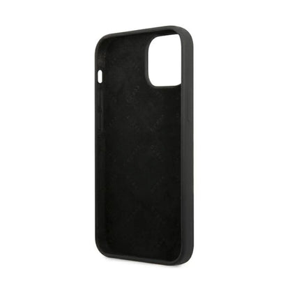 Guess Hülle GUHCP13SSLTGK Silikon Dreieck Schwarz – iPhone 13 Mini