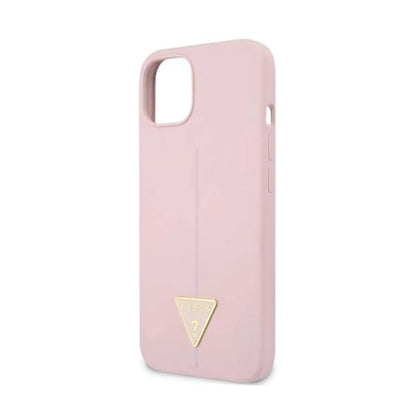 Guess Silikon Triangle Logo Case, Flieder – iPhone 13