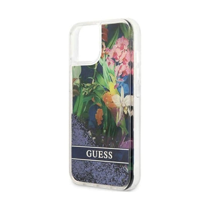 Guess Hülle Liquid Glitter Paisley Gold - iPhone 13 Mini