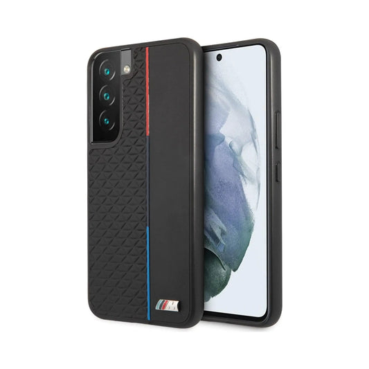BMW Galaxy S22+ Hülle, Schwarz – M Collection Dreiecke