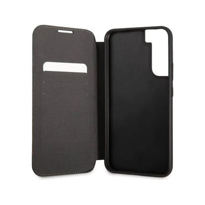 BMW Hülle Booktype M Kollektion Dreiecke Schwarz – Galaxy S22+