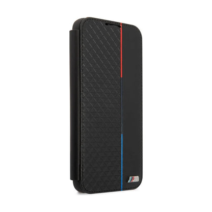 BMW Hülle Booktype M Kollektion Dreiecke Schwarz – Galaxy S22+