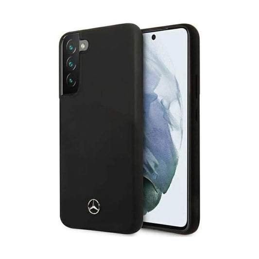 Mercedes Silikon Hardcase, Schwarz - Samsung Galaxy S22