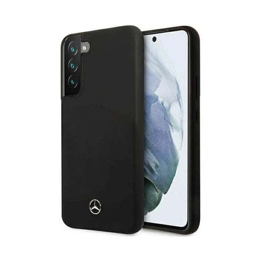 Mercedes Silikon Hardcase, Schwarz - Samsung Galaxy S22 Plus