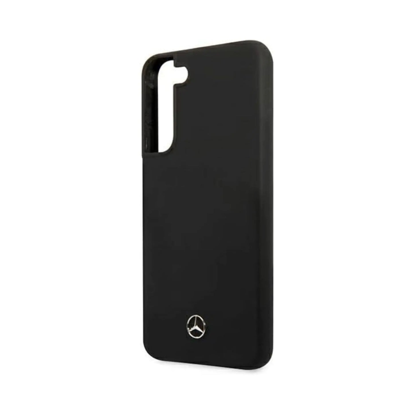 Mercedes Silikon Hardcase, Schwarz - Samsung Galaxy S22 Plus