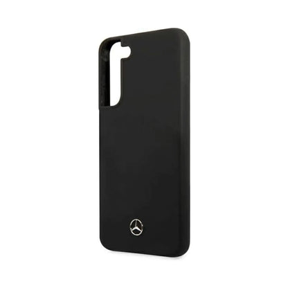 Mercedes Silikon Hardcase, Schwarz - Samsung Galaxy S22 Plus
