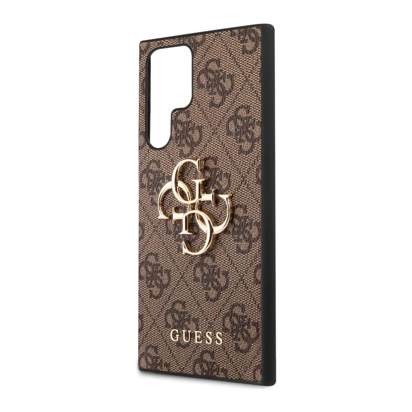 Guess Hülle 4G Big Metal Logo Braun – Galaxy S22 Ultra