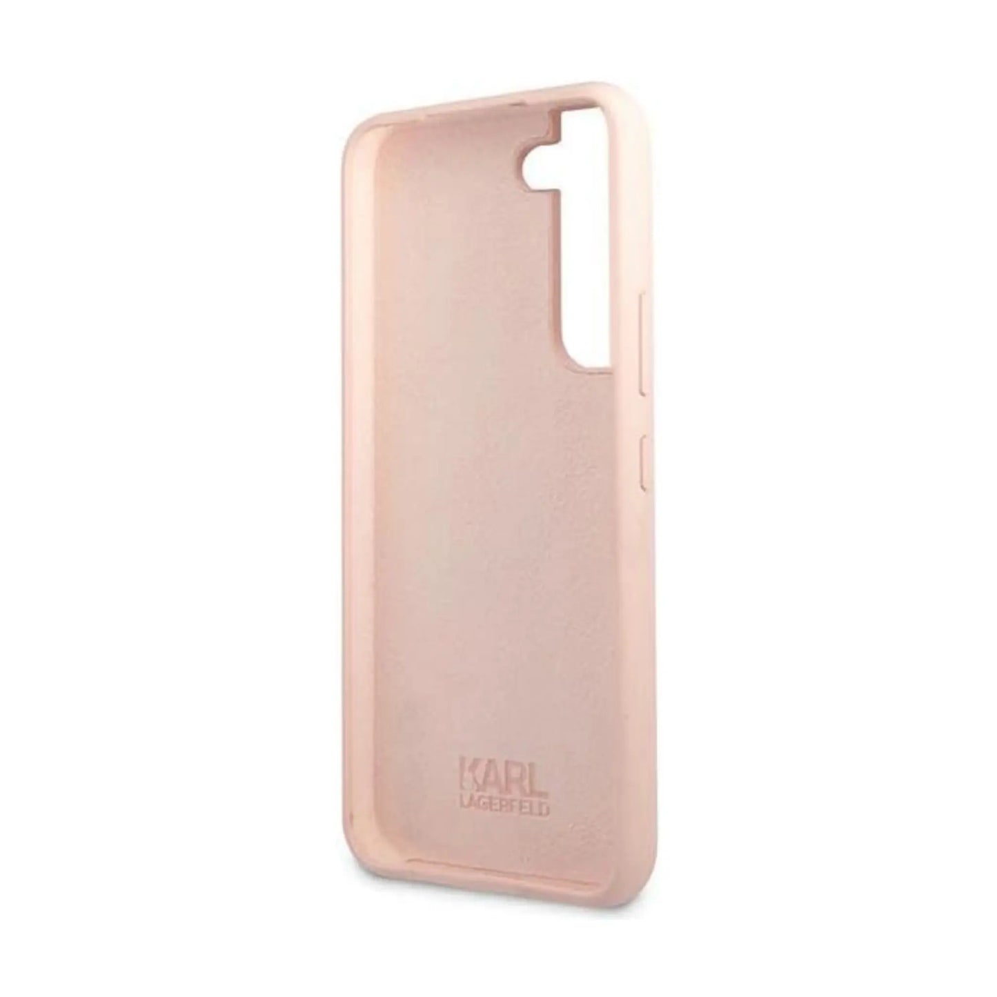 Karl Lagerfeld Silikon Ikonik Karl & Choupette Hardcase KLHCS22MSSKCI, Rosa - Samsung Galaxy S22+ S906