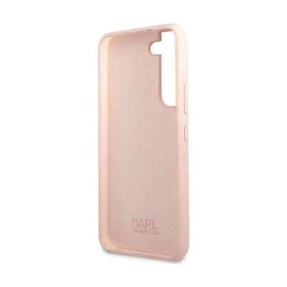 Karl Lagerfeld Silikon Ikonik Karl & Choupette Hardcase KLHCS22MSSKCI, Rosa - Samsung Galaxy S22+ S906