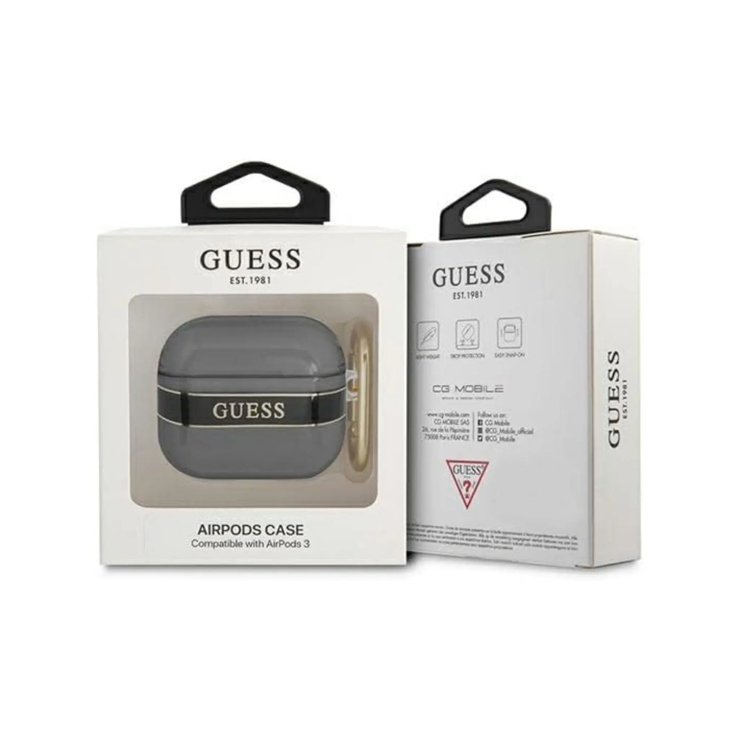 Guess Hülle GUA3HHTSK Schwarz - AirPods 3