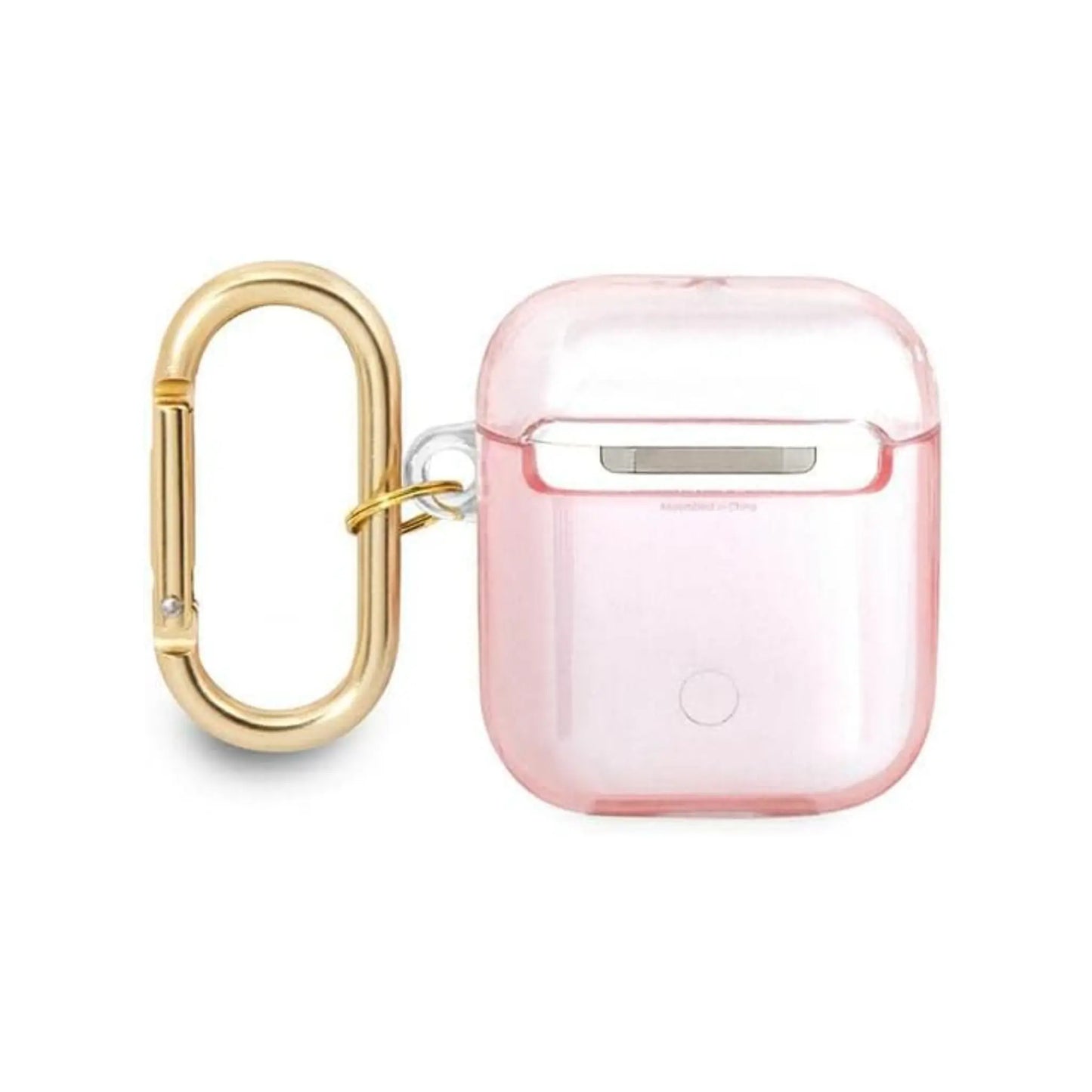 Guess Hülle GUA2HHTSP, Glitter Logo Rosa - AirPods