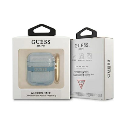 Guess GUAPHHTSB AirPods Pro Hülle Strap Kollektion - Blau