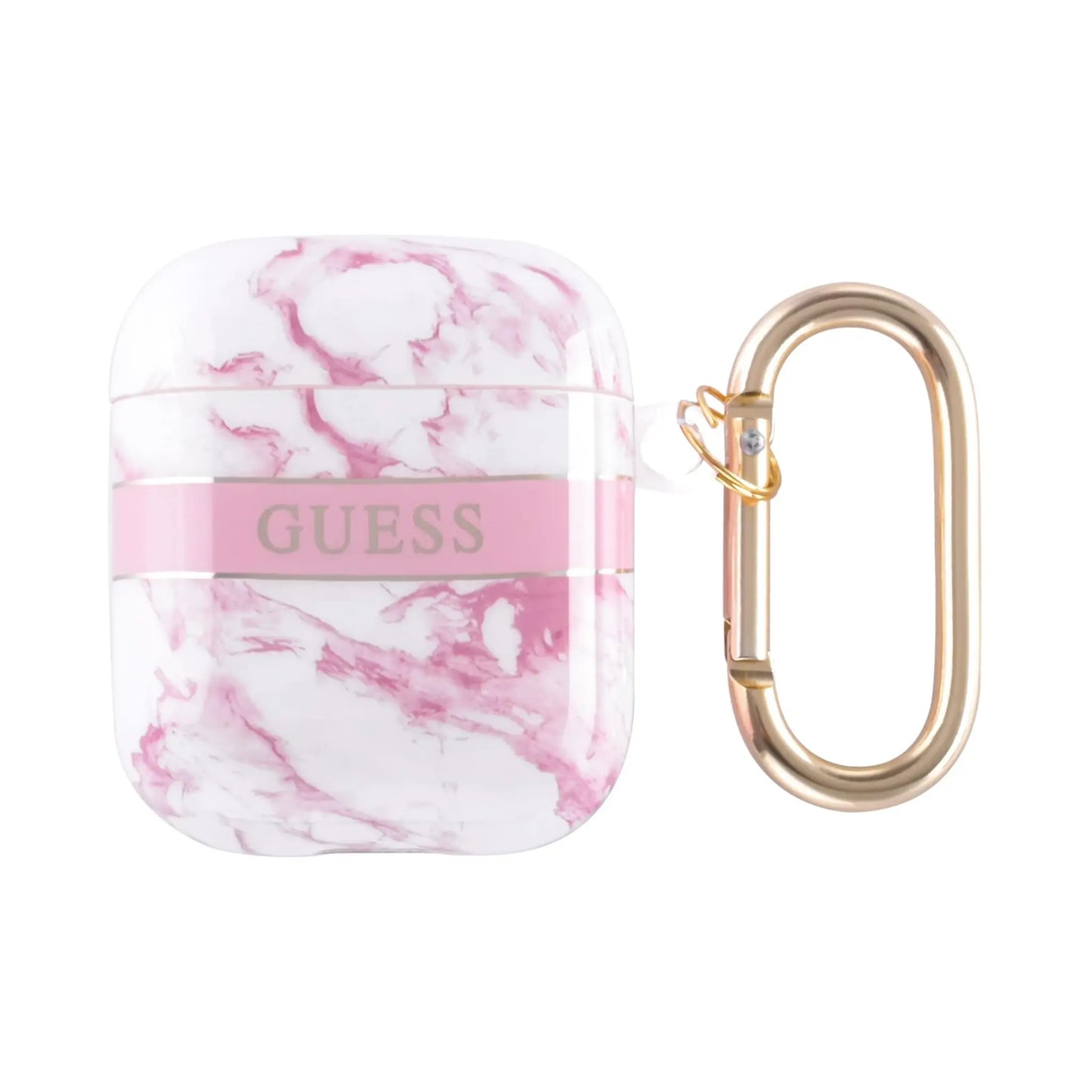 Guess AirPods 2 Hülle Marble - Pink