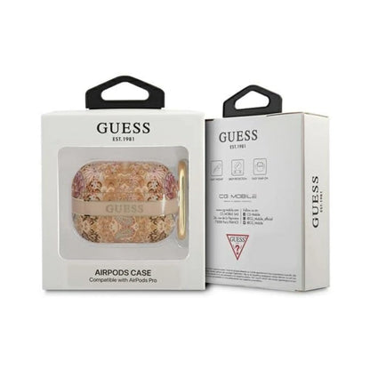 Guess GUAPHHFLD AirPods Pro Hülle Paisley Strap Kollektion - Gold