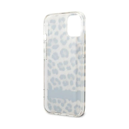 Guess Hülle Leopard Electro Stripe Braun - iPhone 13 Mini