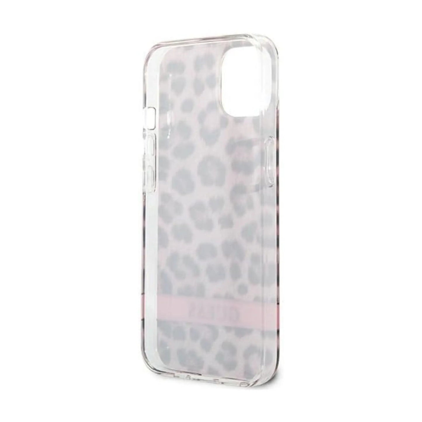 Guess Hülle Leopard Electro Stripe Pink - iPhone 13