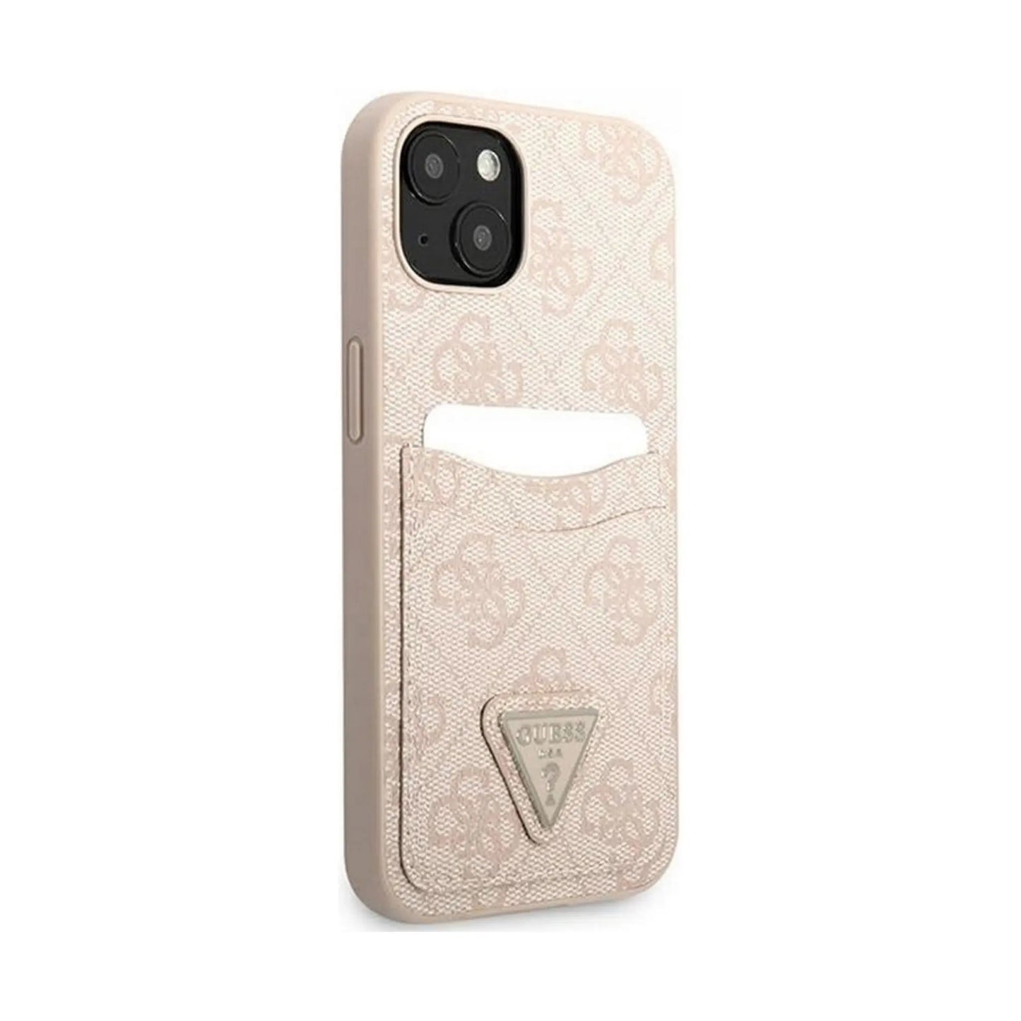 Guess 4G Double Card Back Case geeignet fr Apple iPhone 13 (6.1) - Rosa