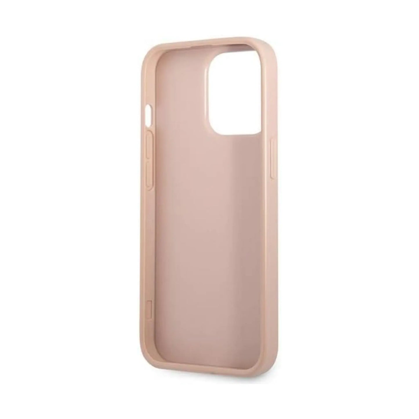 Guess Saffiano Triangle Logo Case, Rosa – iPhone 13 Pro Max
