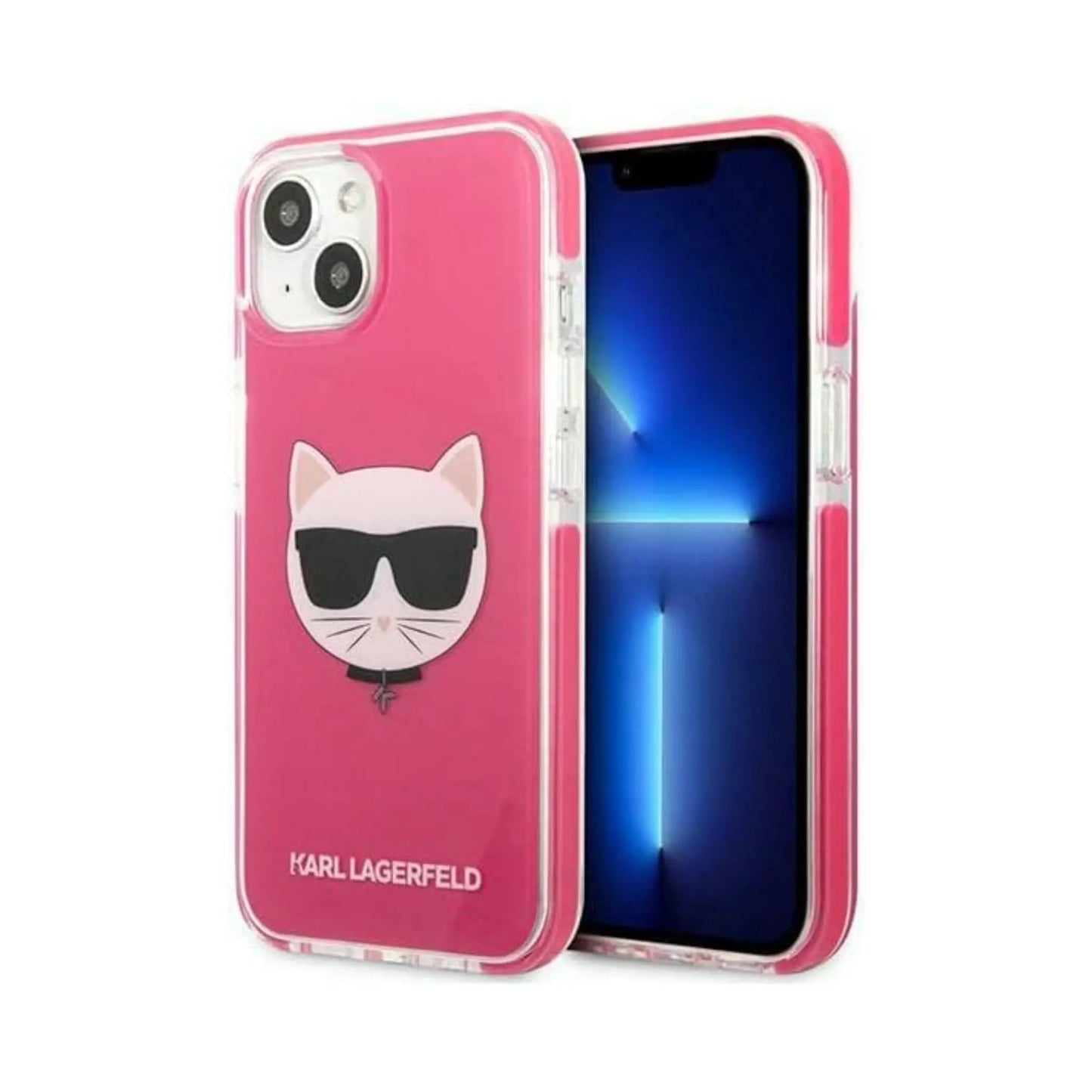 Karl Lagerfeld Hülle KLHCP13MTPECPI Choupette-Kopf Pink – iPhone 13