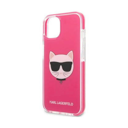 Karl Lagerfeld Hülle KLHCP13MTPECPI Choupette-Kopf Pink – iPhone 13