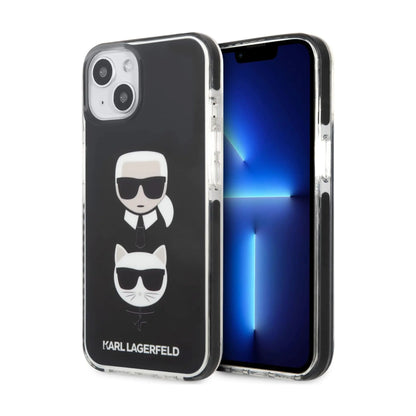 Karl Lagerfeld Hardcase KLHCP13MTPE2TK, Schwarz - iPhone 13