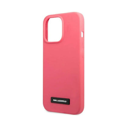 Karl Lagerfeld Hardcase KLHCP13XSLMP1PI, Fuchsia - iPhone 13 Pro Max